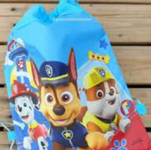 Bolsos Tula Paw Patrol, Spiderman, Avengers, Mickey Y +.