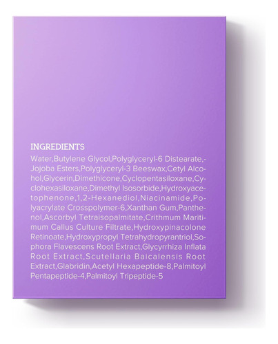 Ning Dermologie Peptides Serum Para Rosto Com Retinol, Para