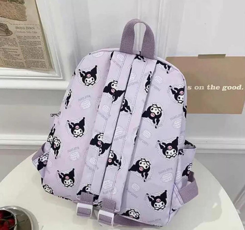 Mochila Importada Kuromi Hello Kitty Niña