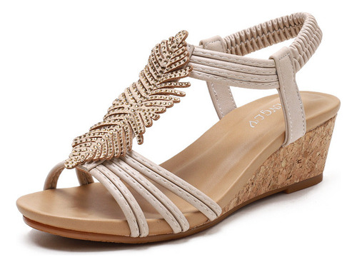 Sandalias Con Cremallera Casuales De Moda Casual Para Mujer
