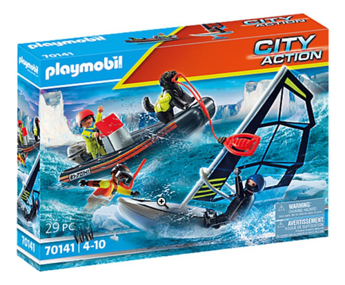 Conjunto de construção Playmobil City Action 70141 de 29 peças em caixa
