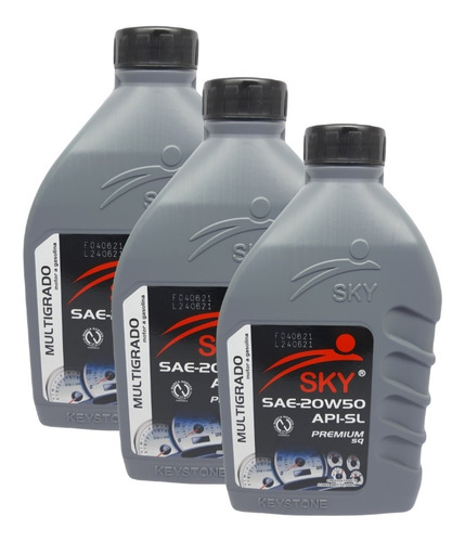 Aceite Mineral 20w50 Sky Para Aveo Corsa Optra Spark Accent