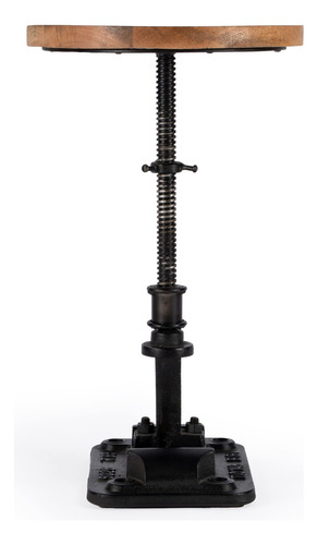 Mesa Lateral Offex Modern Redonda Ajustável Com Pedestal Mul