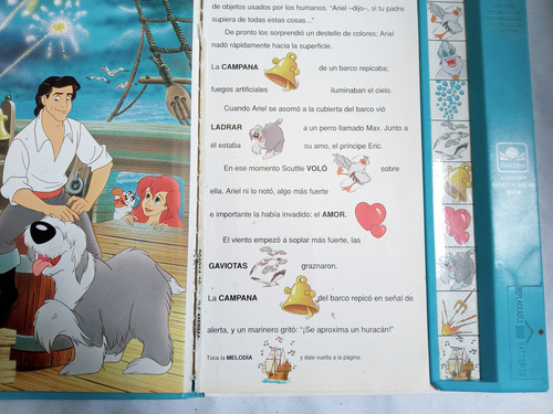 Libro Antiguo* Golden Sound Story :la Sirenita /disney Unico (Usado)