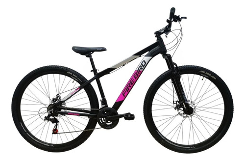 Bicicleta Mountain Bike Rodado 29 Fire Bird Dama Color Negro/rosa Tamaño Del Cuadro 16