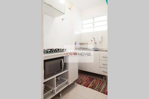 Imagem 11 de 19 de Studio Mobiliado Com 1 Dormitório Para Alugar, 28 M² Por R$ 2.200/mês - Vila Buarque - São Paulo/sp - St0111