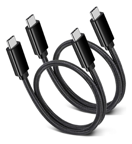 Cable Usb-c 3.1 Besgoods De 1.5 Pies 2-pack Negro