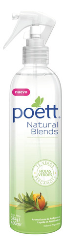 Aromatizante Poett Natural Blends spray hojas verdes 400 ml