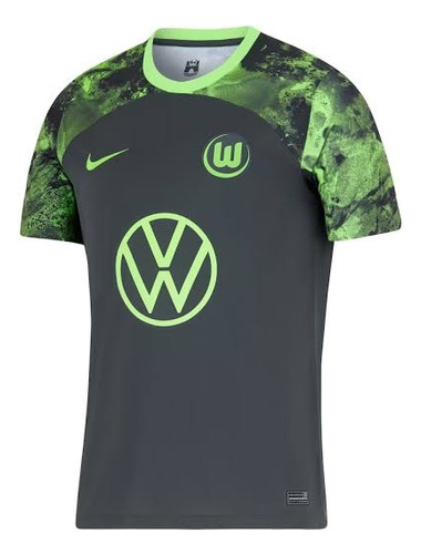 Camisa Nike Wolfsburg Uniforme 2 24 Vw Volkswagen