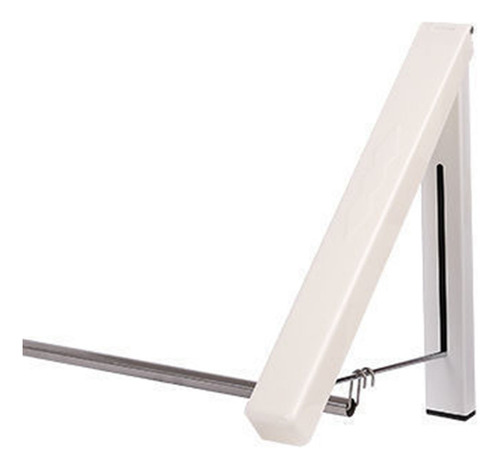 Laundry Hanger Retractable Wall Mounted White