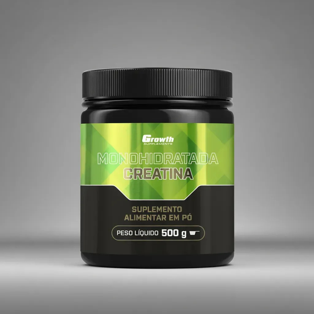 Creatina Monohidratada 500g em Pó (Growth)