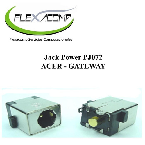 Jack Power Pj072 Para Acer  -  Gateway