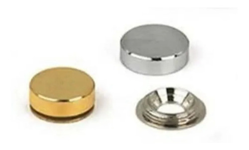 Imagen 2 de 3 de Embellecedor Tapa Bronce Dorado O Platil 12mm