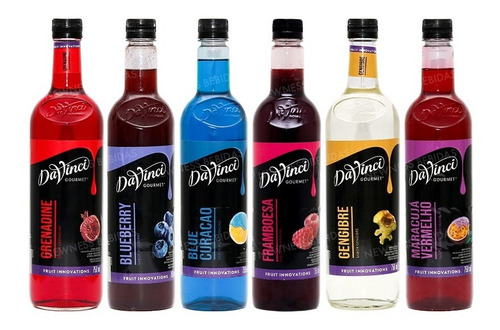 Xaropes Soda Italiana Sabores Da Vinci Gourmet 750ml