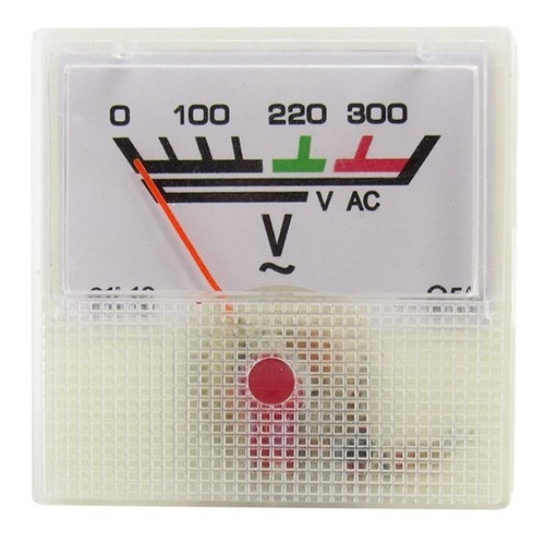 Voltímetro Analógico 0-300v Ac Painel Indústria 91l16