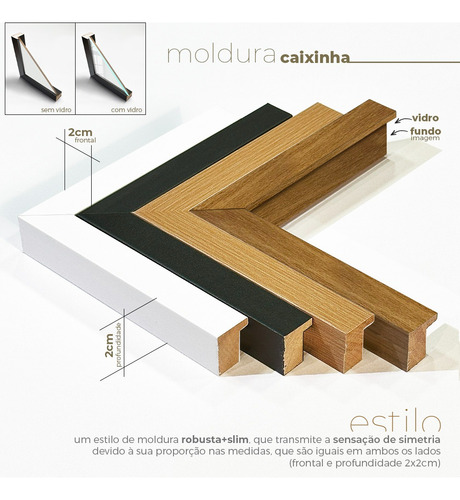 Quadro Decorativo Quarto Sala 60x90 Indigo