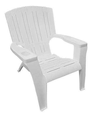 Sillon Reposera Caribe Para Jardin Quality Plastic Apoyavaso