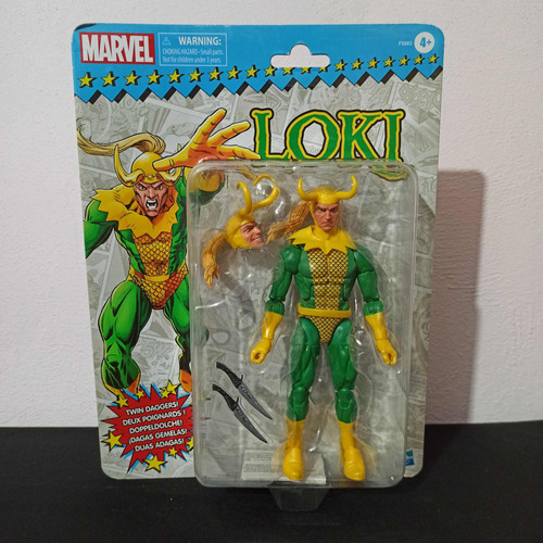 Loki Marvel Legends Retro Card