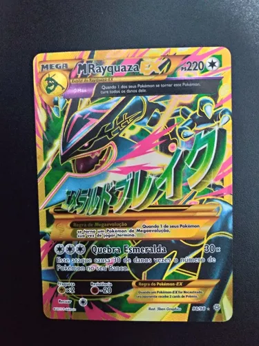 Card Pokemon Mega Rayquaza Ex Shiny Full Art