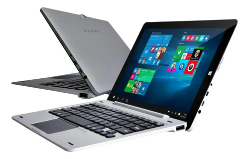 Tablet Mini Pc 2 Em 1 10.1 Windows 2gb Ram 32gb, Ips Hdmi Preto/prata/ Branco