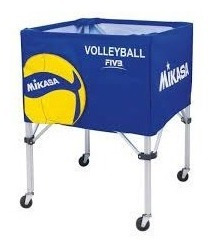 Carro Portabalones Voleibol Azul Mikasa Acbc200w