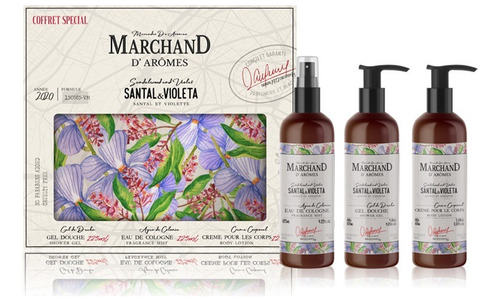 Marchand D`aromes Set Special Trio Santal Y Violeta