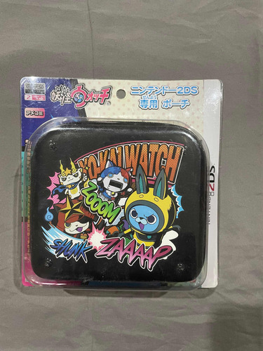 Estuche Para Nintendo 2ds Negro Edición Yokai Watch