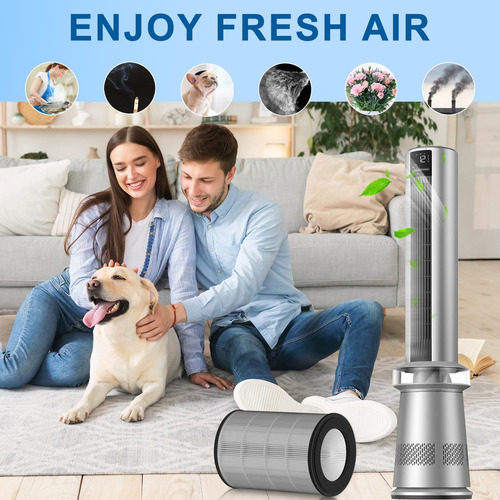 Filtro Hepa Compatible Con Ventilador Dreo Purificador Mc710