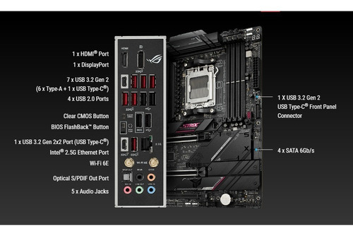 Mb Asus Rog Strix B650e-e Gmg Wifi Ryzen 7000 Ddr5 Pcie5.0