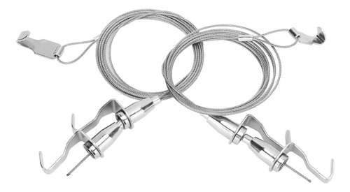 Picture Hanging Wire Kit 2pcs Adjustable Hook 2m Length