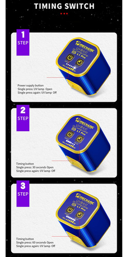Mechanic L1 Pro Smart Uv Curing Lamp Intelligent Double Lamp