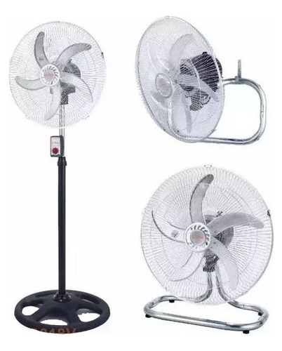 Ventilador 3 En 1 De Pie Motor Grande 90 Watts Nuevo