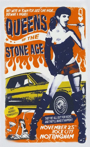 Poster Vintage Queens Of Stone Age 2007 Show 30x48cm Cartaz