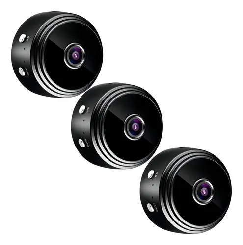 comprar Câmera De Segurança Homegoods Mini Câmera Espiã Mini Câmera Espiã Com Resolução Hd 1080p Visão Nocturna Incluída Preta