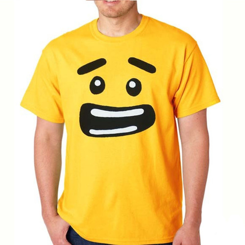 Camisetas Lego Assustado Surpreso Medo