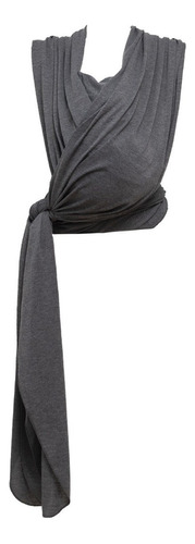 Fular Chiqui Mundo Porta Bebé Ergonómico Elástico Rebozo Color Gris