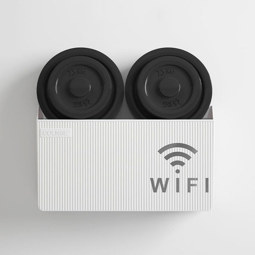 Soporte De Pared Para Enrutador Wifi Caja De Almacenamiento