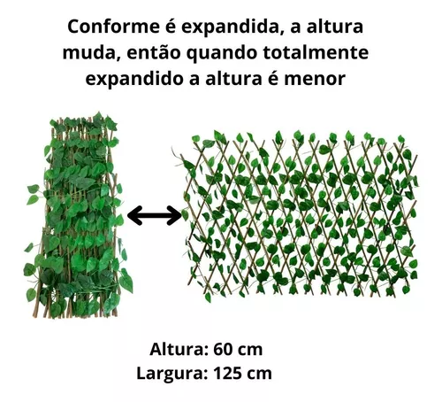 12 Gradis C Folhas Artificiais Usar Em Decoração Muro Ingles