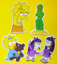 Comprar 18 Calcomanías 10cm Mujer Simpsons Vans Santa Cruz Billabong