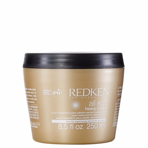 Redken All Soft Heavy Cream - Máscara De Tratamento 250ml