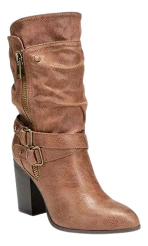 Botin Paisley Carlos Santana Color Tan
