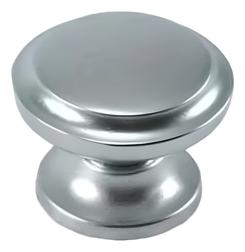 Tirador Manija Saba 30mm Para Mueble Cajón Estilo Vintage Color Cromado Mate Tirador Saba