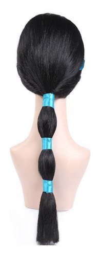 Peluca De Jazmin Para Disfraz De Fiesta Niñas Peluca Jasmine