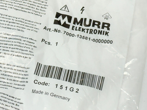 Murr Elektronik 7000-13581-0000000 Flange Plug Nut M16x1 Zzz