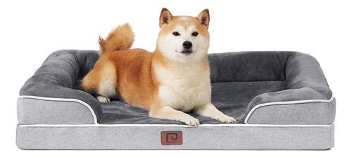 Cama Para Perro Grande Ortopédica Lavable Funda Extraíble L