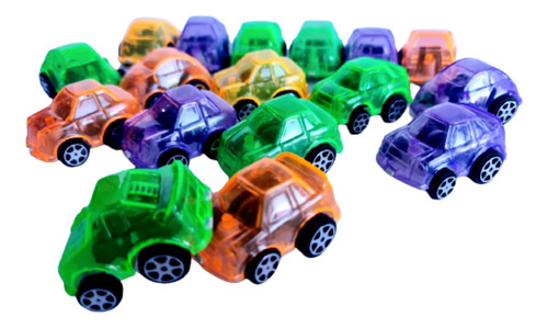 50 Carrinho Fricção P Kit Festa Lembrancinha Cor Sortido