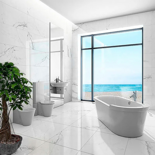 Placas Adesiva Mármore Parede 3d Porcelanato Lavável Premium