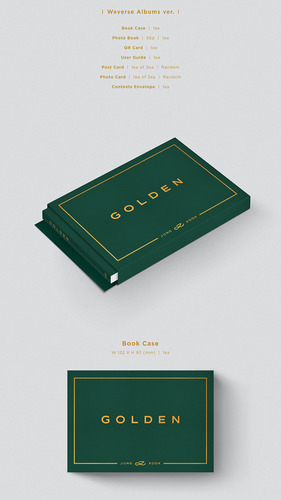 Versão Do Álbum Jungkook Golden Kpop (bts) Weverse Qr