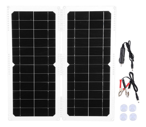 Panel Solar Plegable Ultra Fino Monocrystal Portatil 20 W 12