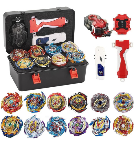 Set De Juguetes De Peonzas Bey Battle Burst Gyro Blade Con
